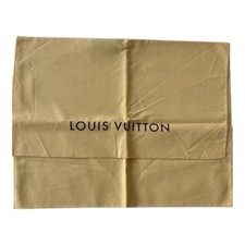 Louis Vuitton Envelope Dust Bag 13.5 X 17.5 inches Tan/Blk