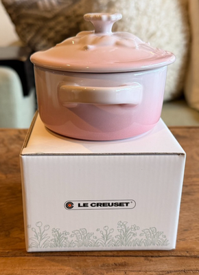 Le Creuset Stoneware Jardin Relief Collection 8 oz Mini Cocotte