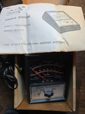 Vintage Sears Dwell Tachometer 161-2177 Diagostic Tool With Manual In Box