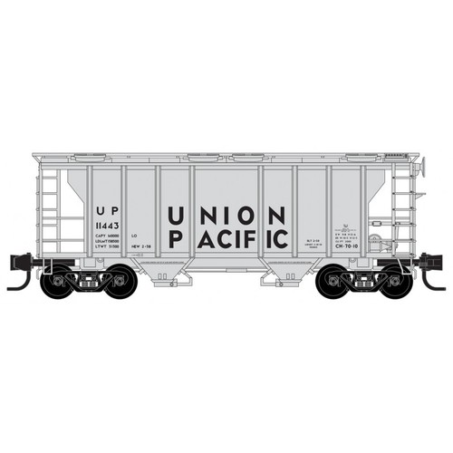 Microtrenes escala N MTL 09500031 UP Union Pacific 2 bahías PS-2 tolva #11443 | Zustand: New