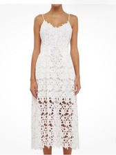 ASTR The Label lace midi dress with spaghetti straps and a V-neckline. Size S.