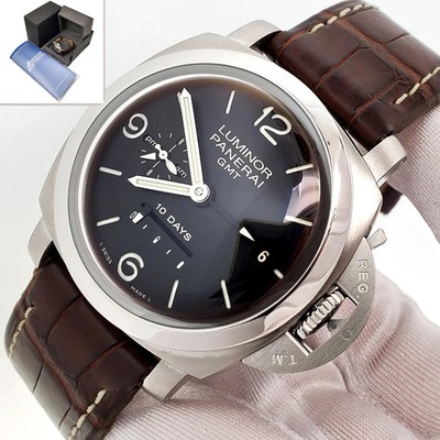 Panerai Luminor Marina 1950 10 Days 44 Steel Black Dial Mens Watch PAM00270