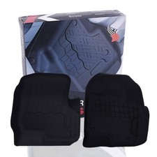 2PCS Custom TPE All-Weather Floor Liners Front Pair Quad Cab