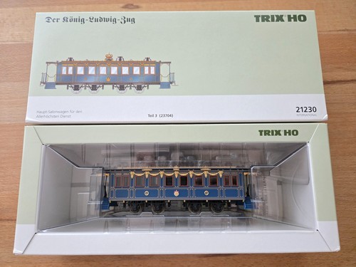 Trix 21230 (Teil 3 23704) - König-Ludwig-Zug - Sammlerstück mit OVP - Neuwertig | Condition: Neu