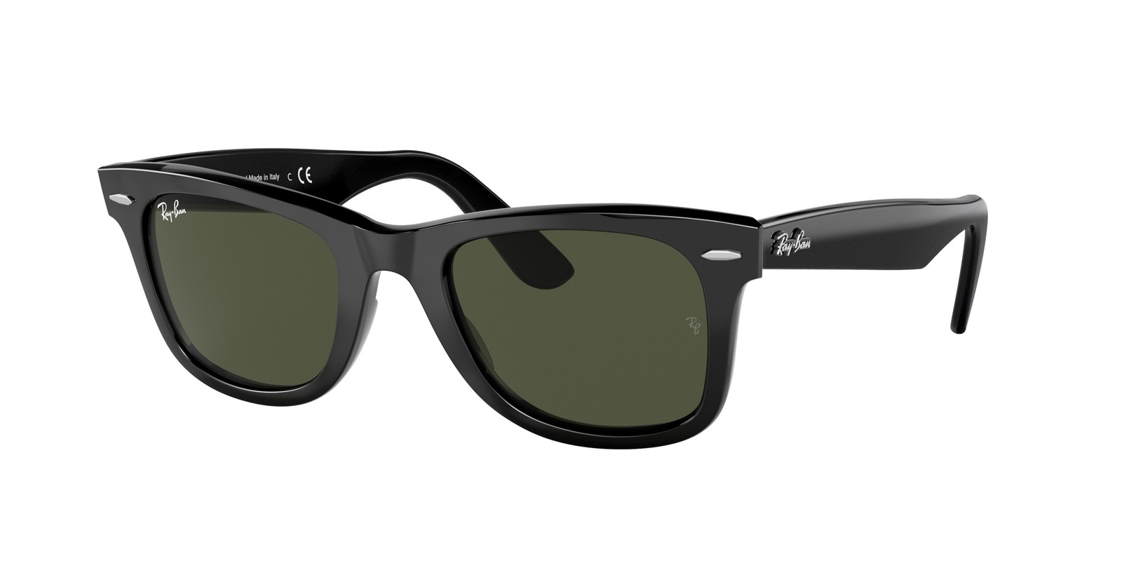 Ray-Ban RB 2140 wayfarer black green 135831 Sunglasses
