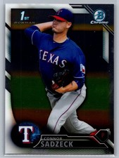 2016 Bowman Chrome #BCP172 Connor Sadzeck Prospects *RA