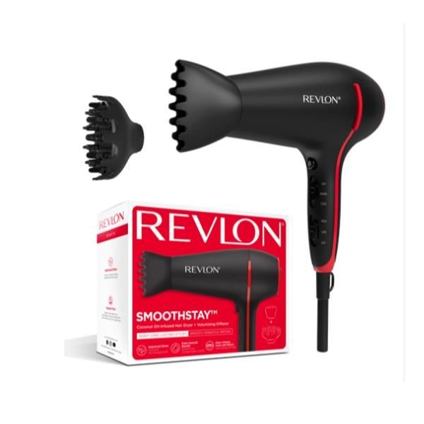 Revlon Nero/Rosso Phon Ionico Rvdr5317e 2000W 3 Temperature 2 Velocità Diffusore Concentratore - Immagine 3