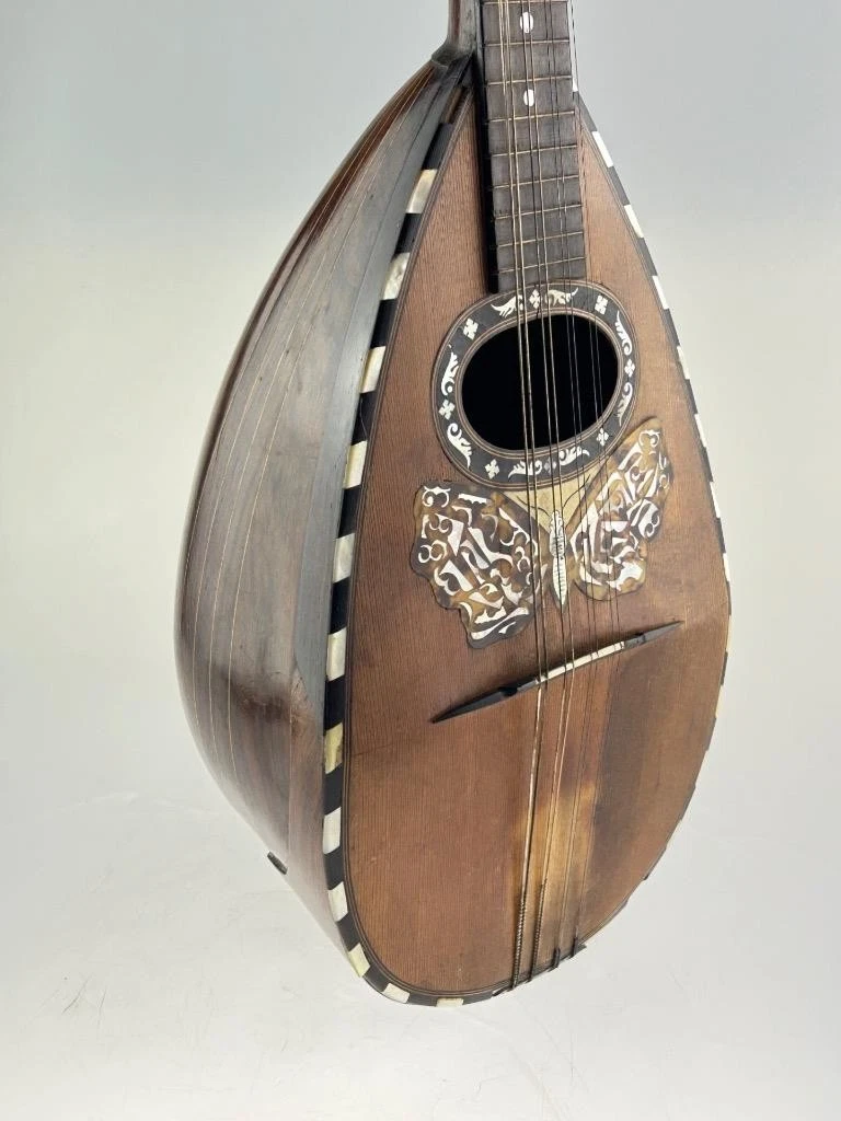 希少NAPOLI マンドリン 1890年代　インレイ　ARTURO FARINI Antique Italian Mandolin for sale - eBay