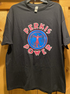 Perkis Power I m Perkisizing Shirt Heavyweights Black Men s Size XL NWOT New