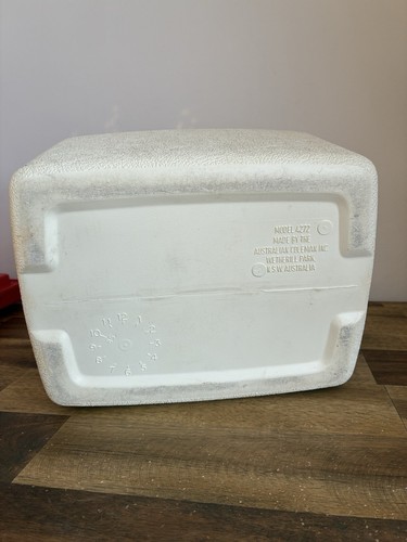vintage 80's COLEMAN Insulated ESKY-LUNCH Box RED/White "Lil' Oscar" #4272 - Picture 12 of 21