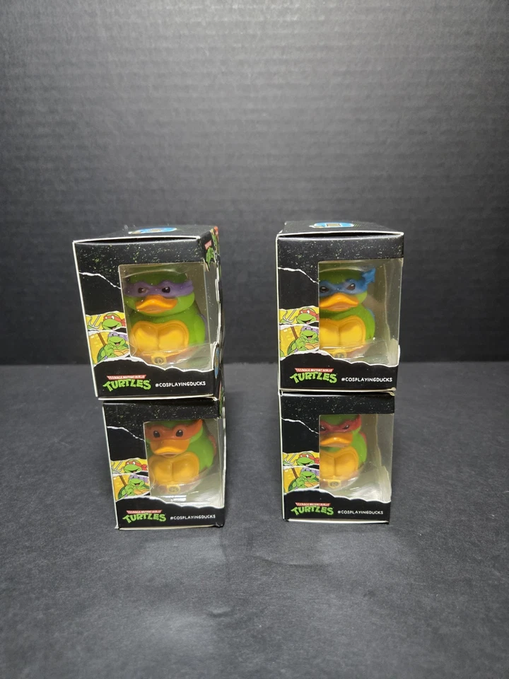 Mini Tubbz Teenage Mutant Ninja Turtles TMNT 2" Vinilo Patos Lote De 4 Foto 4 de 4