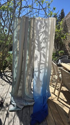 Neu Vom Händler,exklusiver Designers Guild Vorhang, Leinen,gestreift, 134x272 cm