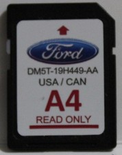Ford Escape Flex Fusion F-150 2013 2014 Navigation A4 Map SD Card DM5T-19H449-AA