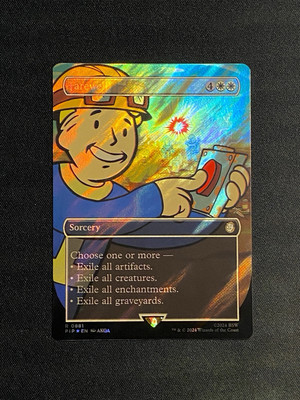 Farewell Borderless Surge Foil R 0881 Fallout PIP MTG NM-
