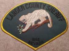NV Lander County Nevada Sheriff Patch
