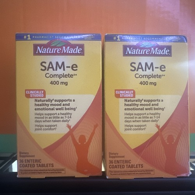 #ad Lot Of 2 Nature Made Sam e Complete 400 mg 36 Tablets Each Exp 3 2027 $45.55