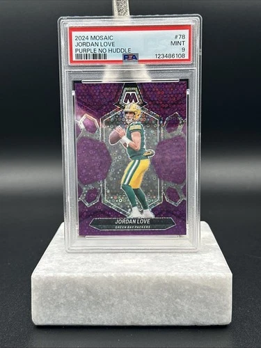 2024 Panini Mosaic No Huddle Purple  Prizm /50 Jordan Love Green Bay Packers NFL