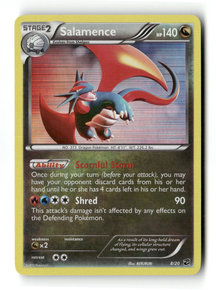 Salamence 8/20 Holo R Dragon Vault Pokemon NM