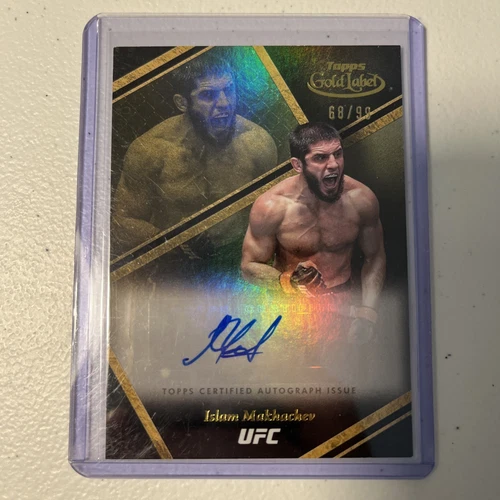 Islam Makhachev Auto /99 Topps Gold Label UFC 