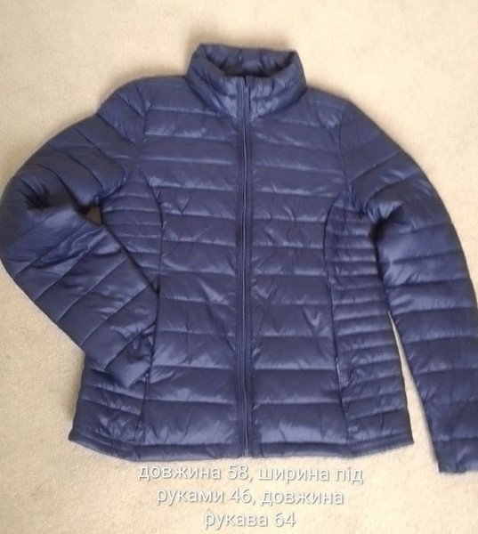 Women H&M Coat Navy 36