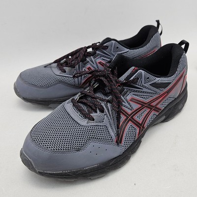 Asics Gel-Venture 8 Mens 12 Trail Running Shoes Grey Red  display picture 3