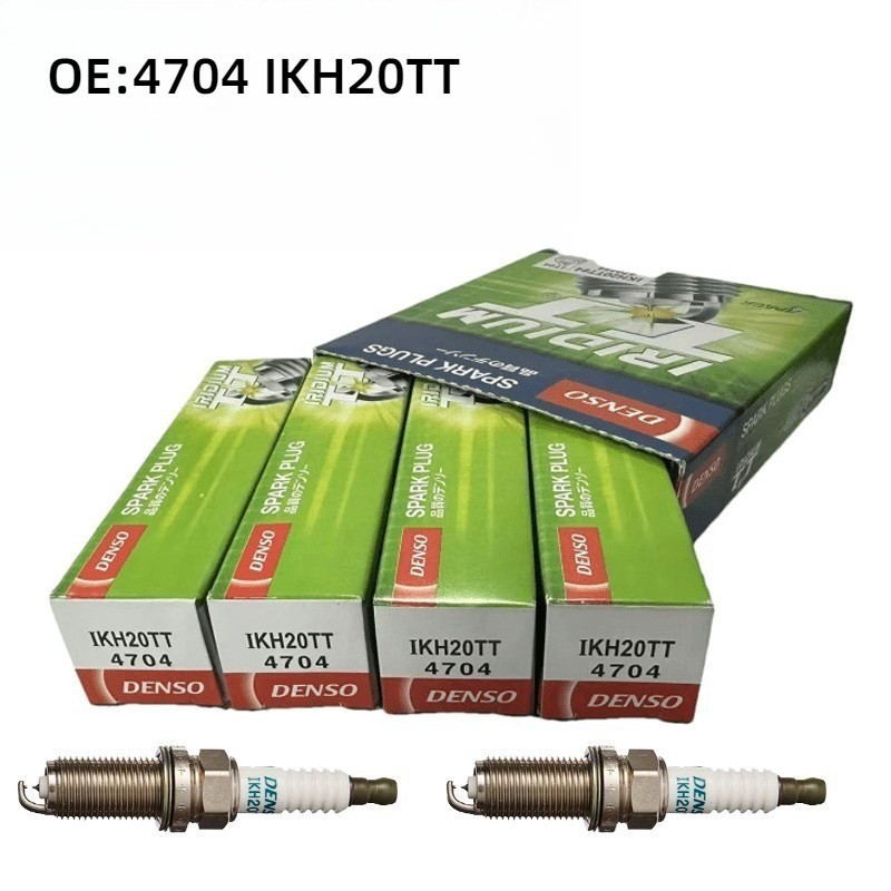 4Pcs OE 4704 IKH20TT Spark Plugs Iridium for A4 A5 A6 Chery Jeep