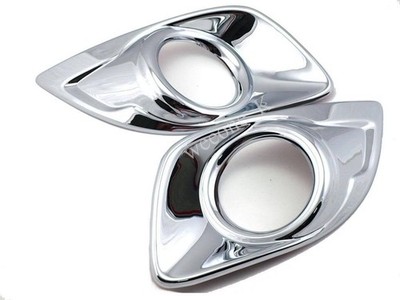 CHROM NEBELSCHEINWERFER ABDECKUNG VERWENDUNG FÜR MITSUBISHI MIRAGE...