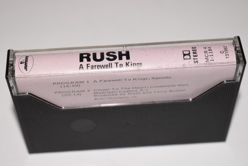 RUSH ~ A Farewell to Kings (Cassette, 1977) Mercury Records Tape Album - Picture 2 of 4