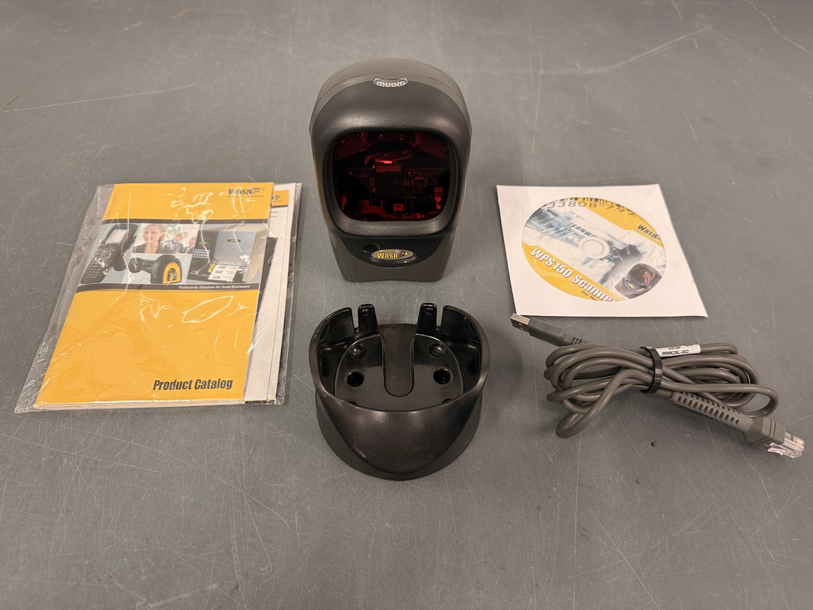 WASP Barcode ScannerW/ Stand/Cradle & USB Cable WPS150