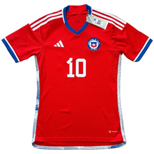2022/23 Chile Home Trikot #10 Alexis Sanchez Small Adidas La Roja De Todos Kit - Bild 2 von 22