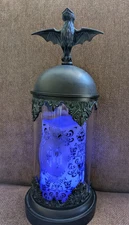 Disney Parks Haunted Mansion Hurricane Candle Set Light Up Brand New!