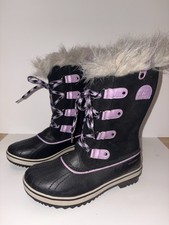 Sorel Joan of Arctic Purple Waterproof Winter Snow Boots NEW 6