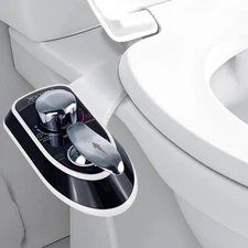 Toilet Attachment for Toilets Seat,Self-Cleaning Hot&Cold Water Bidet-Toilet ...