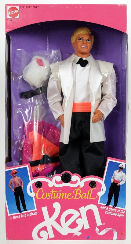 Vintage Costume Ball Ken Doll - 7154 Never Removed from Box 1990 by Mattel, Inc.