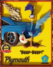 Plymouth Road Runner &ndash; &ldquo;Beep-Beep&rdquo; -Premium Aluminum Metal Sign 11 x 14