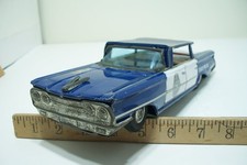 1961 1962 Ford  State Police Car Tin Metal Friction Japan