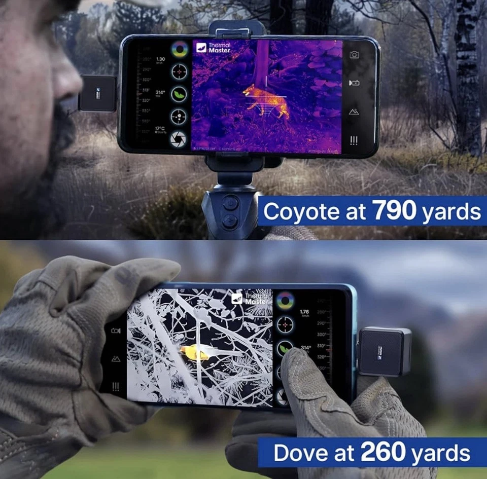 Monocular térmico Thermal Master T2 Pro para Android - Zoom 15X, lente 13 mm Foto 3 de 4