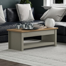 Arlington Coffee Table Sliding Top 4 Drawer Living Room Furniture Storage Modern