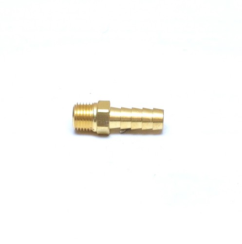 3/8 Hose ID Barb 1/4 Npt Male Straight Fitting Hose End Brass Air Water Oil Gas - Picture 6 of 8