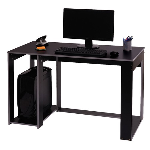 B-Ware Schreibtisch MCW-J26, Computertisch Bürotisch, 120x60x76cm, schwarz-grau - Bild 5 von 6