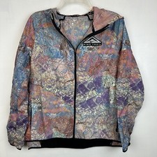 Nike Jacket Women Small Trail Shield Windrunner Running Print Lightweight Thin
