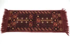 Vintage Handmade Table Rug – Decorative Small Carpet – 34" Long