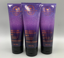 Bath  Body Works Relaxing Midnight Sky Chamomile Patchouli Body Cream S/3 911M2
