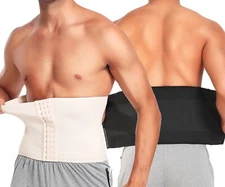 Men Waist Trainer Tummy Control Girdle Weight Loss Workout Trimmer Belt Stretchy