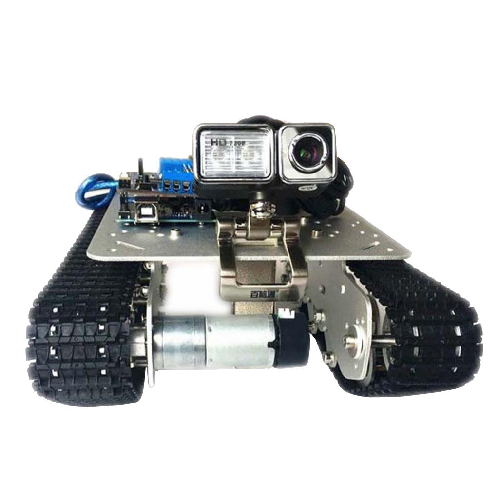 RC WiFi Robot Shock Absorber Tank Car Chassis Controlled by Smart Phone NEW RC WiFi Robot Shock Absorber Tank Car Chassis Controlled by Smart Phone NEW