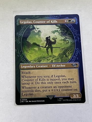 Legolas, Counter of Kills Showcase LOTR: Tales of Middle-earth #324 MTG - Picture 1 of 1