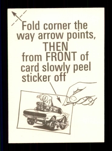 1973 Donruss FABULOUS Odd Rods Stickers/SEE DROP DOWN MENU 4 CARD U WILL RECEIVE - Picture 26 of 84