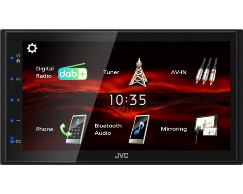 JVC KW-M180DBT 2DIN DAB+ Autoradio für Alfa Romeo 159 ohne OEM Navi - Bild 3 von 5