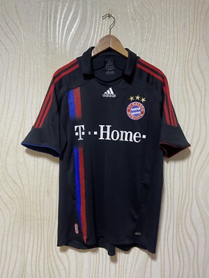 BAYERN MÜNICH 2007 2008 AWAY FOOTBALL SHIRT SOCCER JERSEY ADIDAS