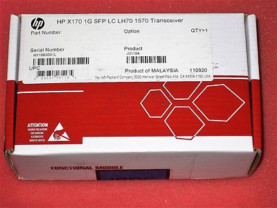 NEW HP X170 1G SFP LC LH70 1570nm 80KM 1.25G Optical Transceiver JD110A